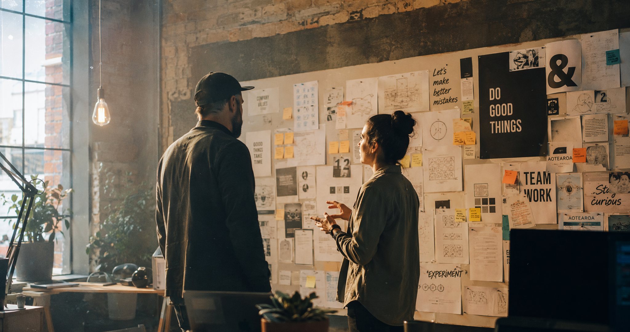 Il team creativo di Studio Cannava al lavoro